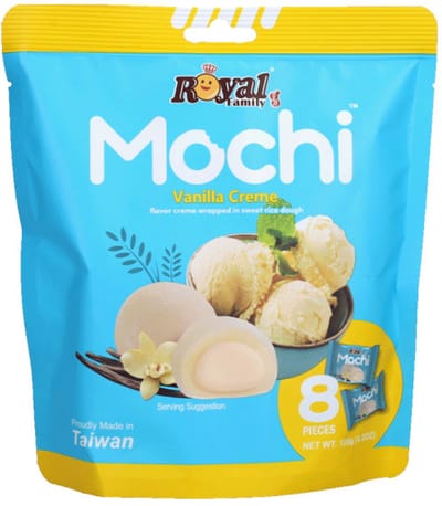 Japanse dessert mochi Royal Family Vanilla Creme, 8 st. (120 g)