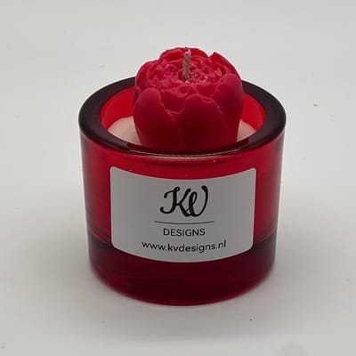 Kaars in glazen pot - 451