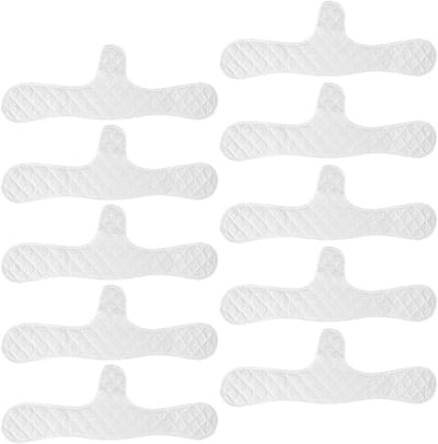 Zweetkussentjes Borst - Katoenen Inzetstukken - Vocht Absorberen - Geurbestrijding Huidplooien - 44 x 15 cm