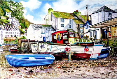 House of Puzzles legpuzzel Polperro - 1000 stukjes volwassenen.