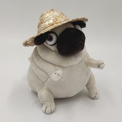 Kawaii 15cm Elf Dikke Mopshond Pluche Speelgoed Gevuld Poppetje voor Kinderen Verjaardagscadeau