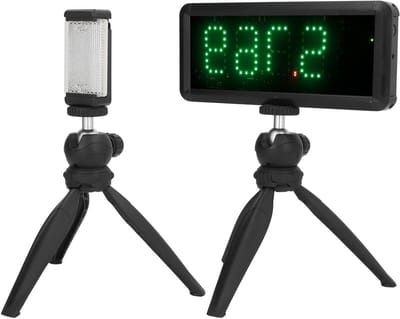 Draadloze Timer voor Sprint en Wandelen met Oplaadbare 1500 mAh Batterij en Lange Bereik van 8 Meter
