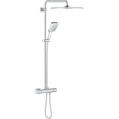 Grohe Rainshower SmartActive Cube 310 shower system with thermostatic mixer, incl. EcoJoy 26652000