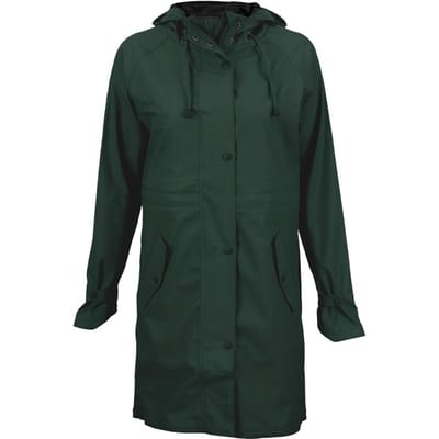 Ralka Regenjas Dames - Mizzle - Donkergroen/Zwart - 36