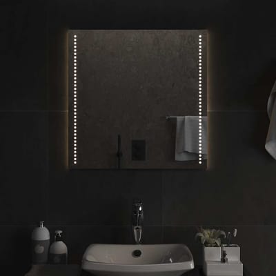 vidaXL - Badkamerspiegel - LED - 60x60 - cm