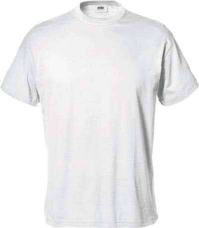 SIR SAFETY SAMBA Korte mouw Werk T-shirt HEREN Wit - 100% Katoen - 120 g/m² - 12 Stuks