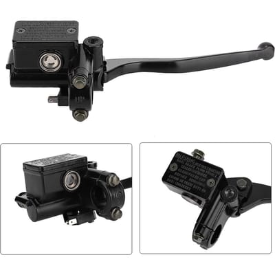 Maître-cylindre de frein droit en aluminium ABS pour Suzuki King Quad 250 gray