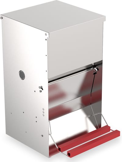 Duvoplus - Voerbak - Kip - Automatische Trapbak Gegalvaniseerd 20kg - 1st