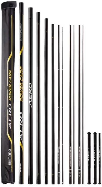 Shimano - Vaste hengel Aero Power Carp Pole Package / 10.0m - Shimano