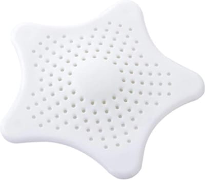 Silicone afvoerstop - Afvoerplug  - Anti haar afvoer stop - Wit