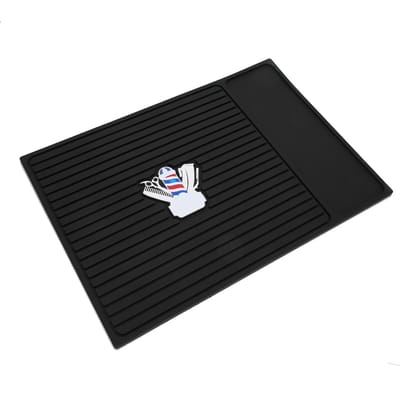 Coussin Antidérapant en Silicone Coiffeur Tondeuse à Cheveux Électrique Outils Accessoire Salon de Coiffure black