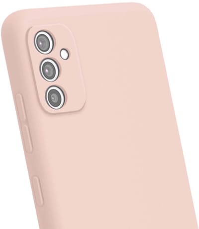 Bigben Connected, Hoesje geschikt voor Galaxy M52 5G - Siliconen met Polskoord & Anti-Shock, Roze