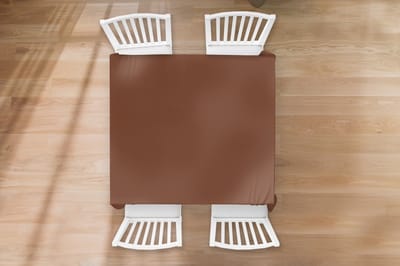 Tafelkleed - Tafellaken - 100x100 cm - Bruin - Donker - Kleuren - Binnen en Buiten