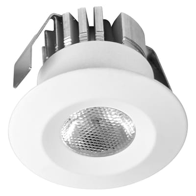OSRAM Mini Spot LED inbouwspot 6W Wit IP44, set van 5 plafondspots 42mm 480lm, badkamer keuken warm wit 3000K
