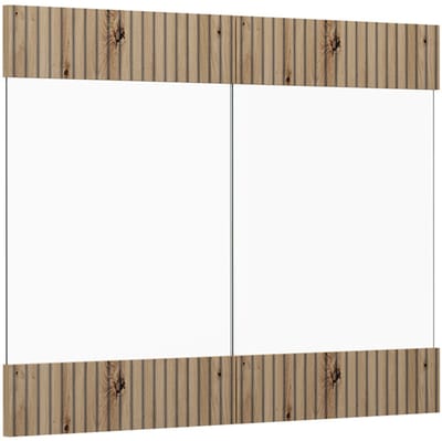 Vicco R-Line Keukenfront – 79.2 x 59 cm meubelfront voor de glazen hangkast Artisanaal eiken
