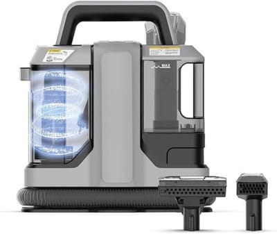 Verte Meubelreiniger - Tapijtreiniger - Vlekverwijderaar - Bankreiniger - Reinigingsmachine - Bekledingsreiniger - 450 W - Grijs