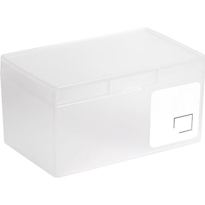 Kaart Opbergdoos Plastic Bureau Cosmetica Organizer met Deksel voor Studenten Slaapzaal Kantoor white