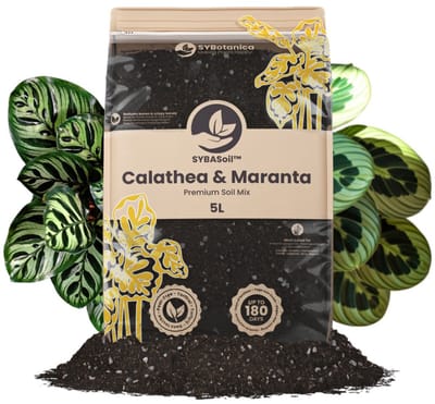 SYBASoil - Calathea & Maranta mix 5L - Turfvrije Potgrond Mix - 6 Maanden Voeding