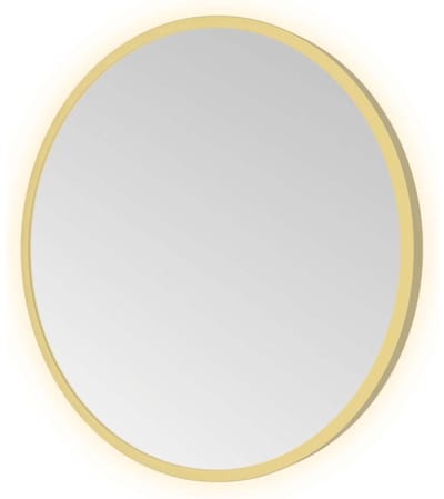 Hotbath &More Mirrors Round LED Badkamerspiegel - Rond - 40 cm - Geborsteld Messing Pvd