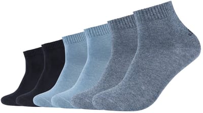 s.Oliver, Korte sokken Basic 6-pack in klassiek design, Basic damessokken, damessokken, korte sokken, herenkorte sokken, herensokken, unisex katoenen sokken, multipack, sokken, comfortabel