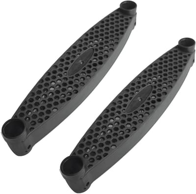 Trampoline Ladder Pedalen - Stapjes - Veilig Klimmen - Set van twee - 33.7 cm Lengte - Zwart