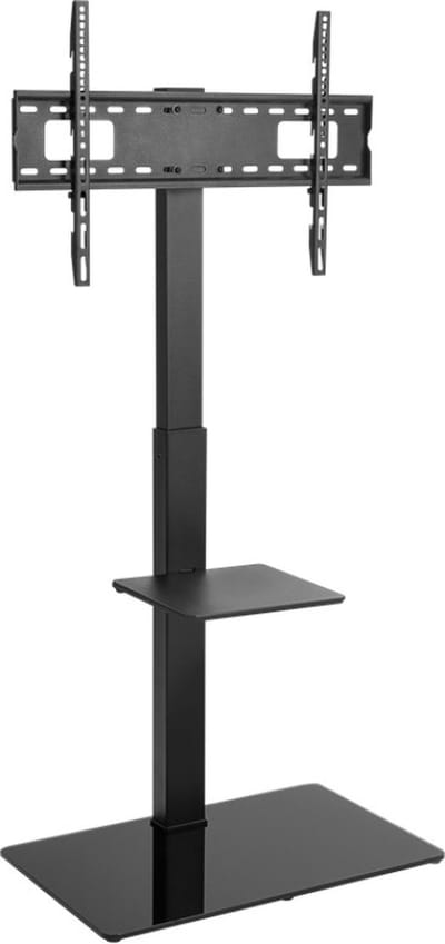 Vloerstandaard voor 37-70 inch schermen - Basic - Hoogte verstelbaar - Tot 40kg - Zwart