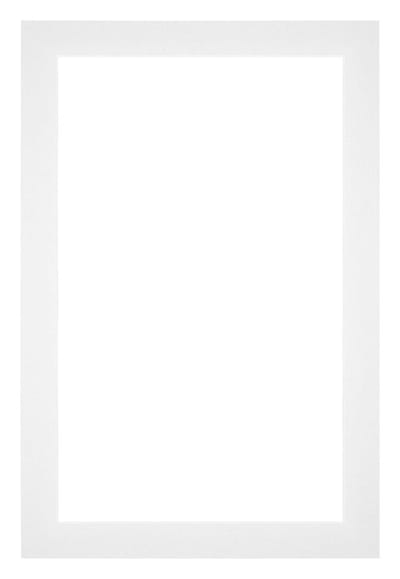 Passe-Partout Fotomaat 55x85 cm - Lijstmaat 67x98 cm - Wit - Museumkarton - Fotolijst niet inbegrepen