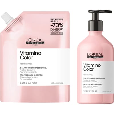 L'Oréal Professionnel Serie Expert Vitamino Color Shampoo & Conditioner Duo For Colour Treated Hair 500ml