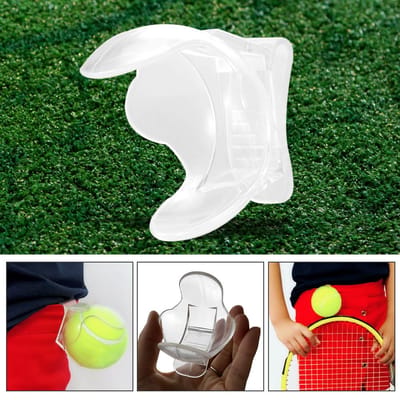 1 stuks transparante tennisbalclip plastic tennistrainingsbalhouder