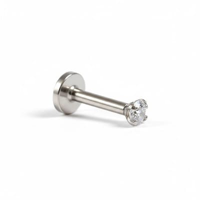 Aramat Jewels | Piercings | Helix Piercing Chirurgisch Staal Zirkonia 6mm 1.2mm | | | |2mm | Staal | Volwassenen | Verkleurd niet