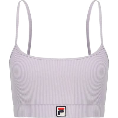 Fila Damen T-Shirt Lavaur Cropped Rib Top FAW1005 Thistle-S