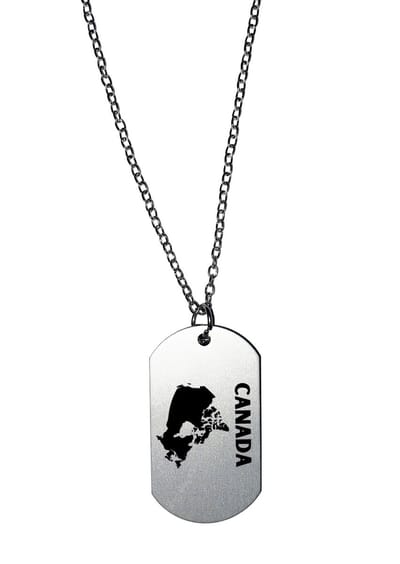 Akyol - canada ketting - Piloot - canada cadeau - beste land - leuk cadeau voor je vriend om te geven