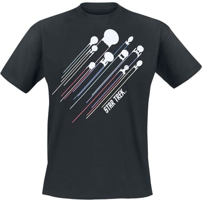 Star Trek T-shirt - Fleet - S tot 5XL - voor Mannen - zwart