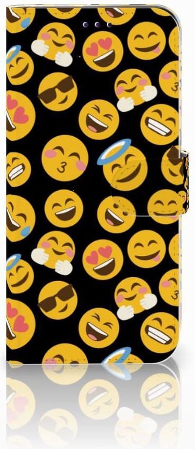 Boekhoesje voor Samsung Galaxy A50 Telefoon Hoesje Emoji