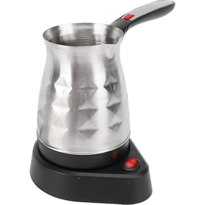 Elektrisch Turks Koffiezetapparaat met Anti-Verbrandingshandvat 500ML Capaciteit 600W Snel Verwarmen Roestvrij CN PLUG white