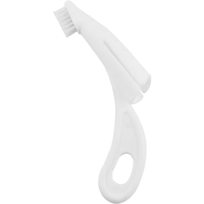 Brosse à dents pour chien, poils en nylon, soins bucco-dentaires, kit de soins des gencives pour chiens blanc