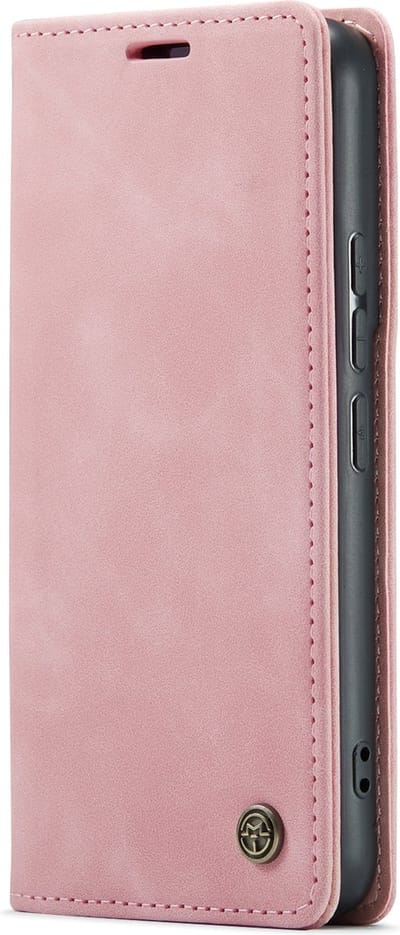 Casemania Hoesje Geschikt voor Oppo A58 4G - Pale Pink - Dunne Portemonnee Book Case - Slim Wallet Case met Pasjeshouder
