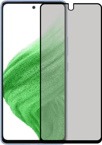 Screenprotector - Geschikt voor Samsung Galaxy A53 - Privacy Filter - Gehard Glas - Beschermglas - Tempered Glass - Screen Protector