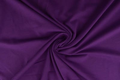 Katoen tricot stof - Paars - 10 meter