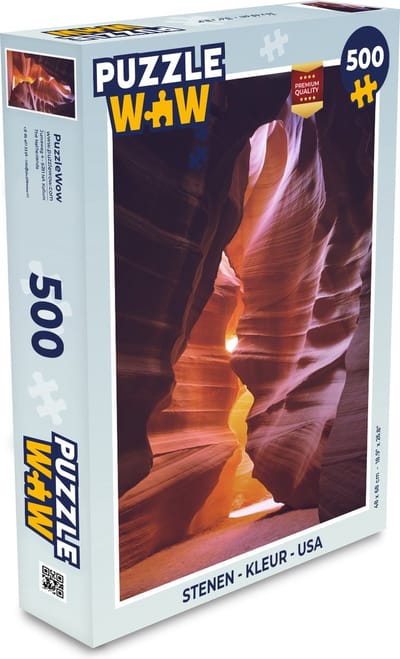 Puzzel Stenen - Kleur - USA - Legpuzzel - Puzzel 500 stukjes