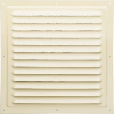 Metalen Ventilatierooster 25 x 25 cm - Beige