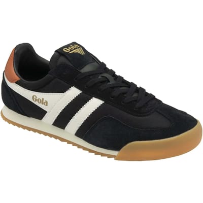 Gola Europa - Herensneaker - Zwart-Off-Wit-Moody-Orange