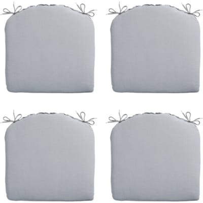 Madison - Zitkussen Panama light grey - Ca. 46x48 cm - Set van 4
