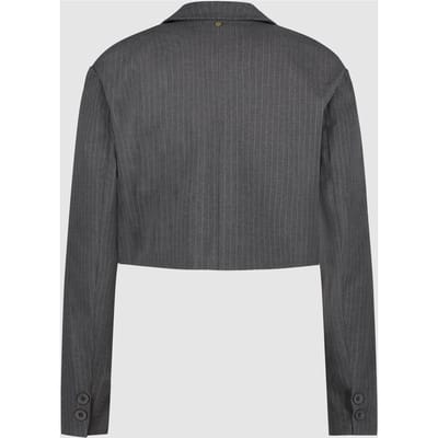 Circle of Trust Laura Blazer Dark Grey Stripe Größe: XS | Blazer Outlet | Damen | Grau