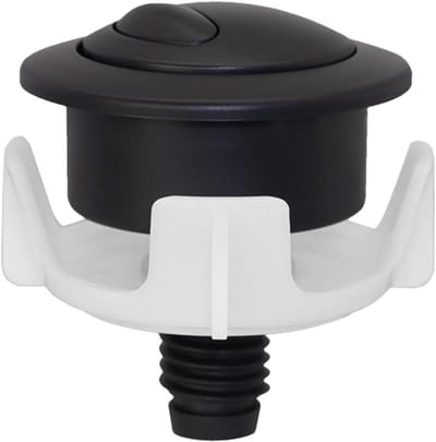 Toilet Knop - Spoelknop Onderdeel - Badkamer Reparatie - Veerloos Systeem - 54 x 37 mm - Chroom