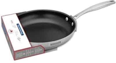 Roestvrijstalen Antiaanbakpan 20 cm met 3-laags PFOA-vrije Coating