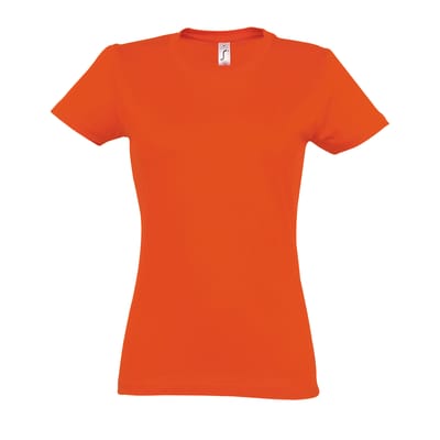 SOLS Dames/dames Imperial Heavy Short Sleeve T-Shirt (Oranje)