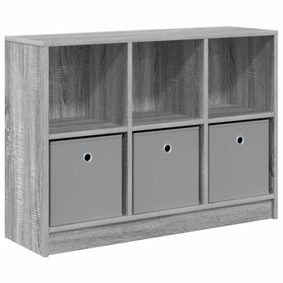 vidaXL - Dressoir - Grijs - Sonoma - 88,5 - x - 27,5 - x - 63,5 - cm