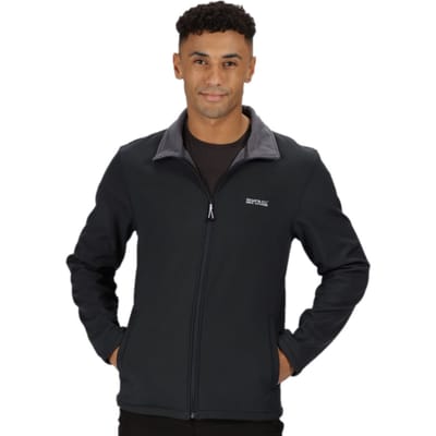 Regatta Heren Cera V Wind Resistant Soft Shell Jas (Zwart)