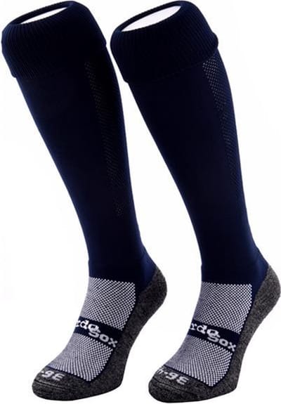 WeirdoSox sportsokken Marine Blauw, hockeysokken, voetbalsokken - Maat 31/35
